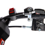 motocultor detoolz 8.5cp 212cc, benzina, 4t, 4 viteze, pornire manuala, cu roti