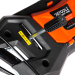 motocultor detoolz 8.5cp 212cc, benzina, 4t, 4 viteze, pornire manuala, cu roti