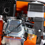 motocultor detoolz 8.5cp 212cc, benzina, 4t, 4 viteze, pornire manuala, cu roti