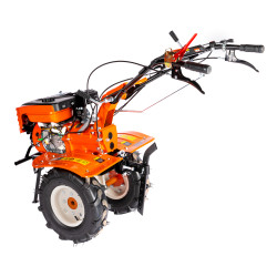 motocultor detoolz 8.5cp 212cc, benzina, 4t, 4 viteze, pornire manuala, cu roti