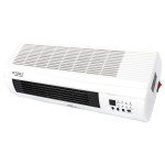 aeroterma de perete detoolz, 2kw, 2 trepte de putere, cu afisaj led si termostat