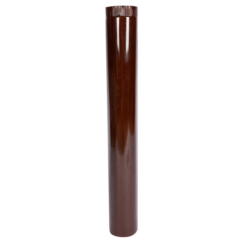 burlan pentru soba pe lemne, 90cm, o120mm, maro burlan pentru soba pe lemne, 90cm, o120mm, maro