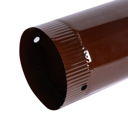 burlan pentru soba pe lemne, 90cm, o120mm, maro