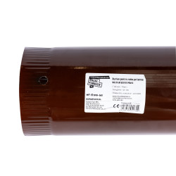 burlan pentru soba pe lemne, 90cm, o120mm, maro