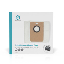 sac aspirator pentru robot de aspirare nedis wifivcl002cbk  sintetic  set 5 buc
