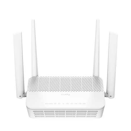 router wireless ax3000 wi-fi 6 dual band  mesh  gigabit  4 antene externe  wr3000s cudy