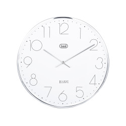 ceas de perete cu quartz trevi om 3512 s  30cm  argintiu