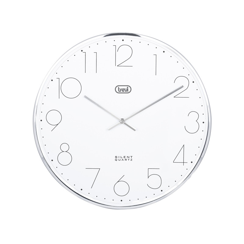 ceas de perete cu quartz trevi om 3512 s 30cm argintiu ceas de perete cu quartz trevi om 3512 s 30cm argintiu