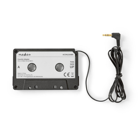 adaptor caseta - jack 3.5 mm tata  negru