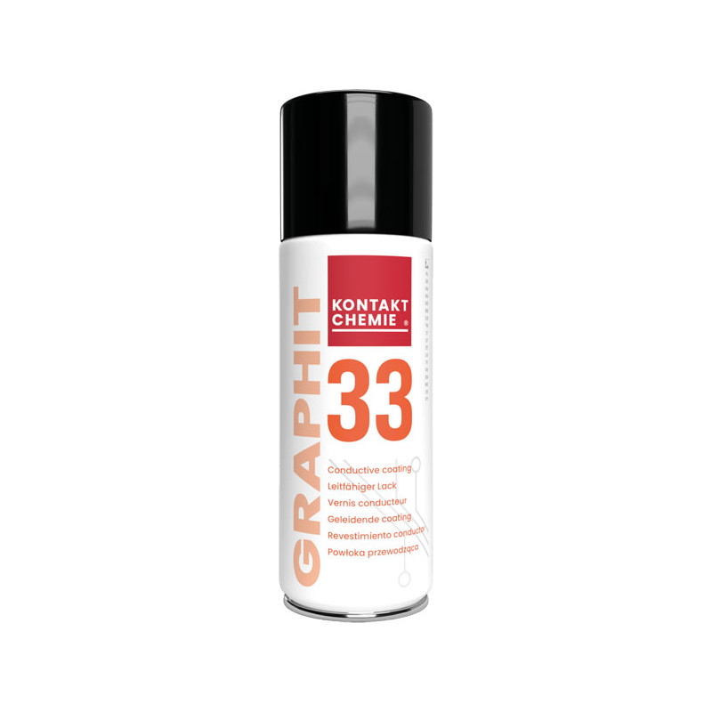 spray acoperire electroconductoare  200ml  graphit 33 kontakt chemie