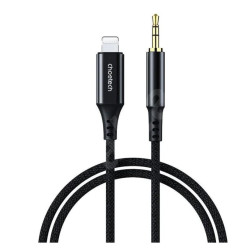 cablu lightning - audio 3.5mm  1m  negru  aux007 choetech