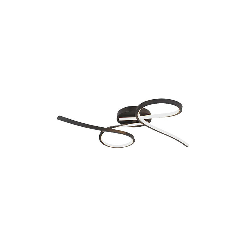 candelabru led 24w 3000k 61x12cm - negru