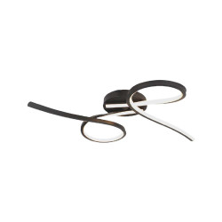 candelabru led 24w 3000k 61x12cm - negru