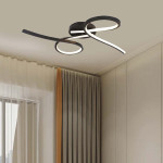candelabru led 24w 3000k 61x12cm - negru