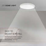 plafoniera 24w ip44 4000k alb neutru - alb