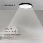 plafoniera led 24w ip44 6500k alb rece - negru plafoniera led 24w ip44 6500k alb rece - negru