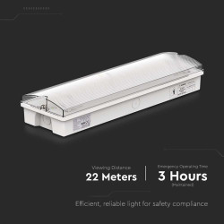 lampa iesire de urgenta 3w 1.5ah 6400k