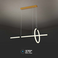 candelabru led 16w 3000k 86x100cm - negru