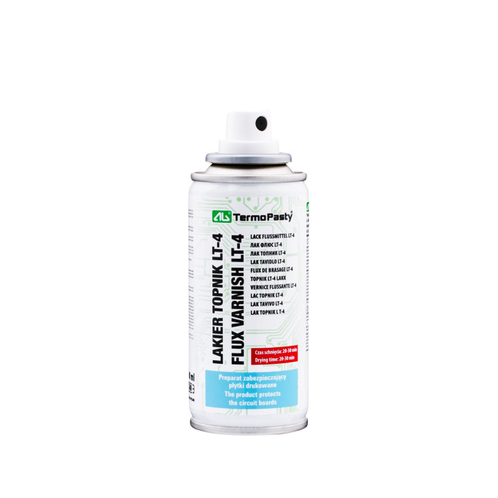 Materiale pentru producerea pcb, Spray Flux RMA 100ml pentru cablaje imprimate FLUX VARNISH LT-4 -1, dioda.ro