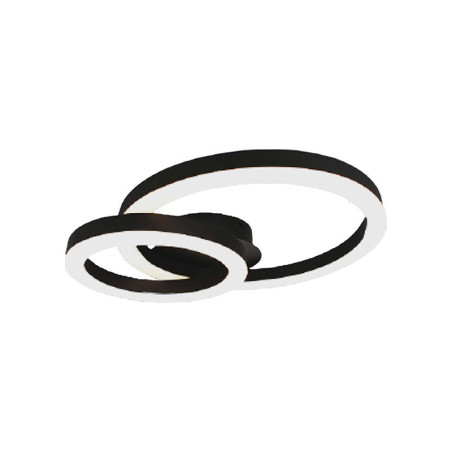 candelabru led 20w 3000k 45x10.5cm - negru