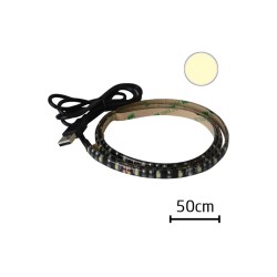 Benzi LED, Bandă LED cu USB Geti GLS32W, 50 cm, alb cald -2, dioda.ro