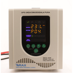 UPS Centrala termica sinus PRO 500E 350W, sinus pur, acumulator extern, Compatibil LiFePo4