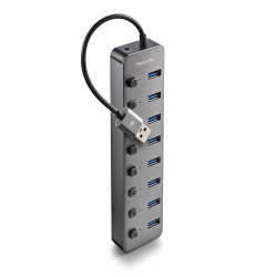 hub usb 3.0 cu 8 porturi si alimentator ihub8  ngs