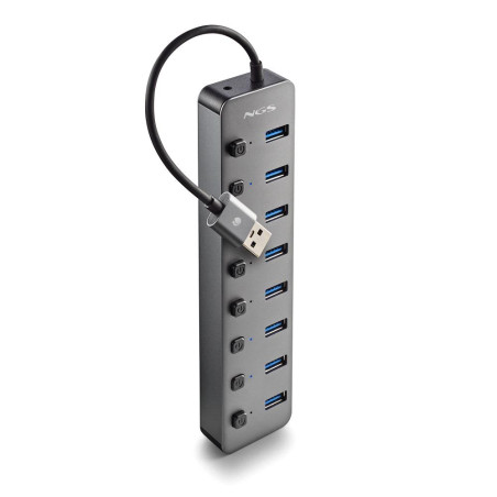 hub usb 3.0 cu 8 porturi si alimentator ihub8  ngs