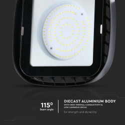 corp iluminat led highbay 200w 6500k alb rece