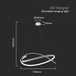 candelabru led dimabil 48w 3000k 80x120cm - alb candelabru led dimabil 48w 3000k 80x120cm - alb