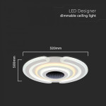 corp iluminat decorativ dimabil 95w 3000k + 6000k - alb corp iluminat decorativ dimabil 95w 3000k + 6000k - alb