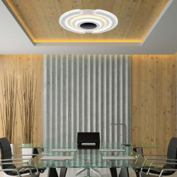 corp iluminat decorativ dimabil 95w 3000k + 6000k - alb