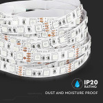 banda led smd5050 60led/m galben ip20 5m
