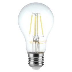 bec e27 a60 cu filament dimabil led 8w 3000k alb cald