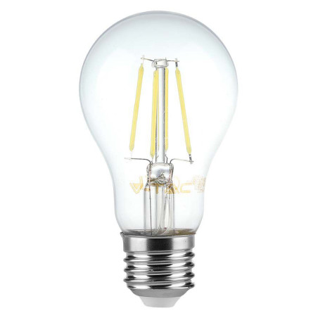 bec e27 a60 cu filament dimabil led 8w 3000k alb cald