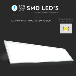 panou led 29w 120cm x 30cm 6400k alb rece