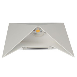 lampa led 5w 3000k alb cald ip65 - alb