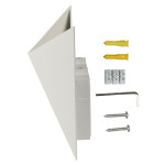 lampa led 5w 3000k alb cald ip65 - alb