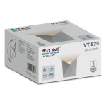 lampa led 5w 3000k alb cald ip65 - alb
