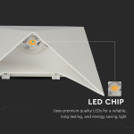 lampa led 5w 3000k alb cald ip65 - alb