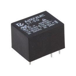 Relee, Releu: electromagnetic SPDT Ubobină: 5VDC 10A/120VAC 10A/24VDC -1, dioda.ro