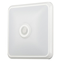 plafoniera led 12w ip20 senzor de miscare 3in1 - alb