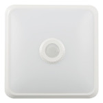 plafoniera led 12w ip20 senzor de miscare 3in1 - alb
