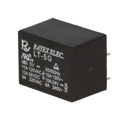 Relee, Releu: electromagnetic SPDT Ubobină: 5VDC 10A/120VAC 10A/24VDC -3, dioda.ro