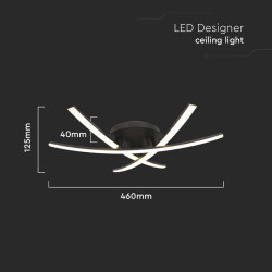 corp iluminat led 20w 3000k alb cald -