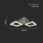 corp iluminat led 14w 3000k alb cald