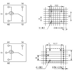 Relee, Releu: electromagnetic SPDT Ubobină: 5VDC 10A/250VAC 10A/30VDC -3, dioda.ro