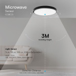 plafoniera led 24w 4000k ip44 cu senzor de miscare plafoniera led 24w 4000k ip44 cu senzor de miscare