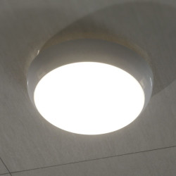 plafoniera led 8w/16w/20w 3in1 + senzor miscare ip65- alb