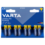baterie alcalina lr06 longlife power blister 8buc varta baterie alcalina lr06 longlife power blister 8buc varta
